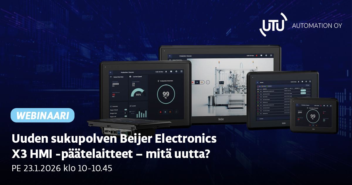 Uuden sukupolven Beijer Electronics X3 HMI -päätelaitteet – mitä uutta